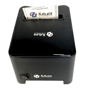 Impressora de cupom SAT cupom fiscal, NFCe,  ifood, pedidos,  80mm USB com guilhotina  Preta  termica